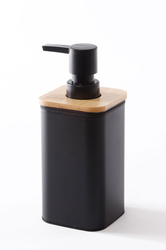 206029 -דיספנסר שחור + עץ