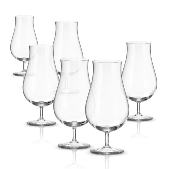 22707 סט 6 גביעי בירה  BEER CRAFT בוהמיה קריסטל