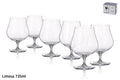 90430 סט 6 גביעי ברנדי 735 מ"ל LIMOSA בוהמיה קריסטל