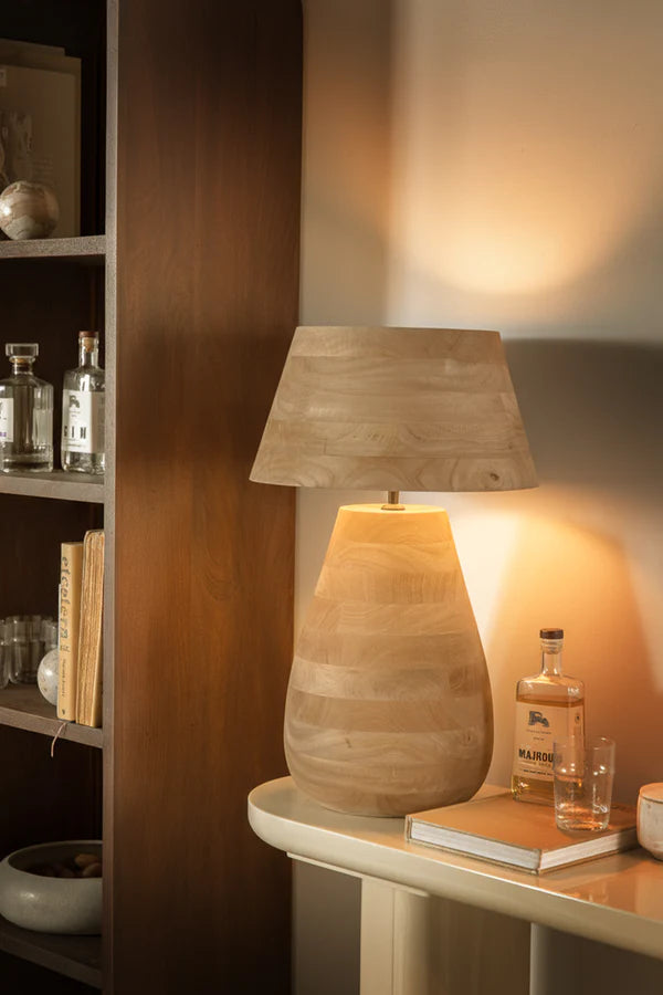 17032117411 - מנורה עץ לוסט טבעי