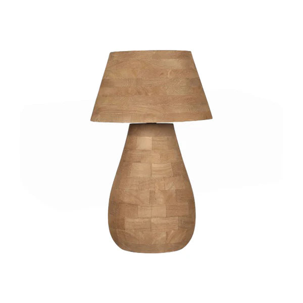 17032117411 - מנורה עץ לוסט טבעי