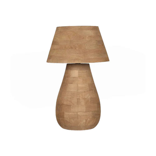 17032117411 - מנורה עץ לוסט טבעי