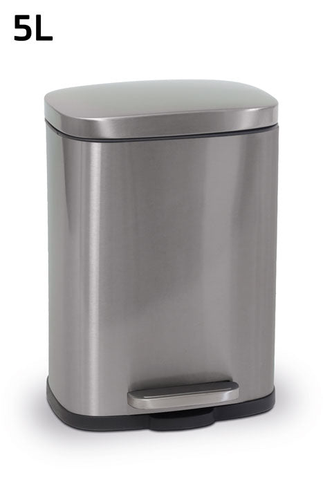 197480 -Anti-sleep  פח לשירותים נירוסטה מלבני טריקה שקטה