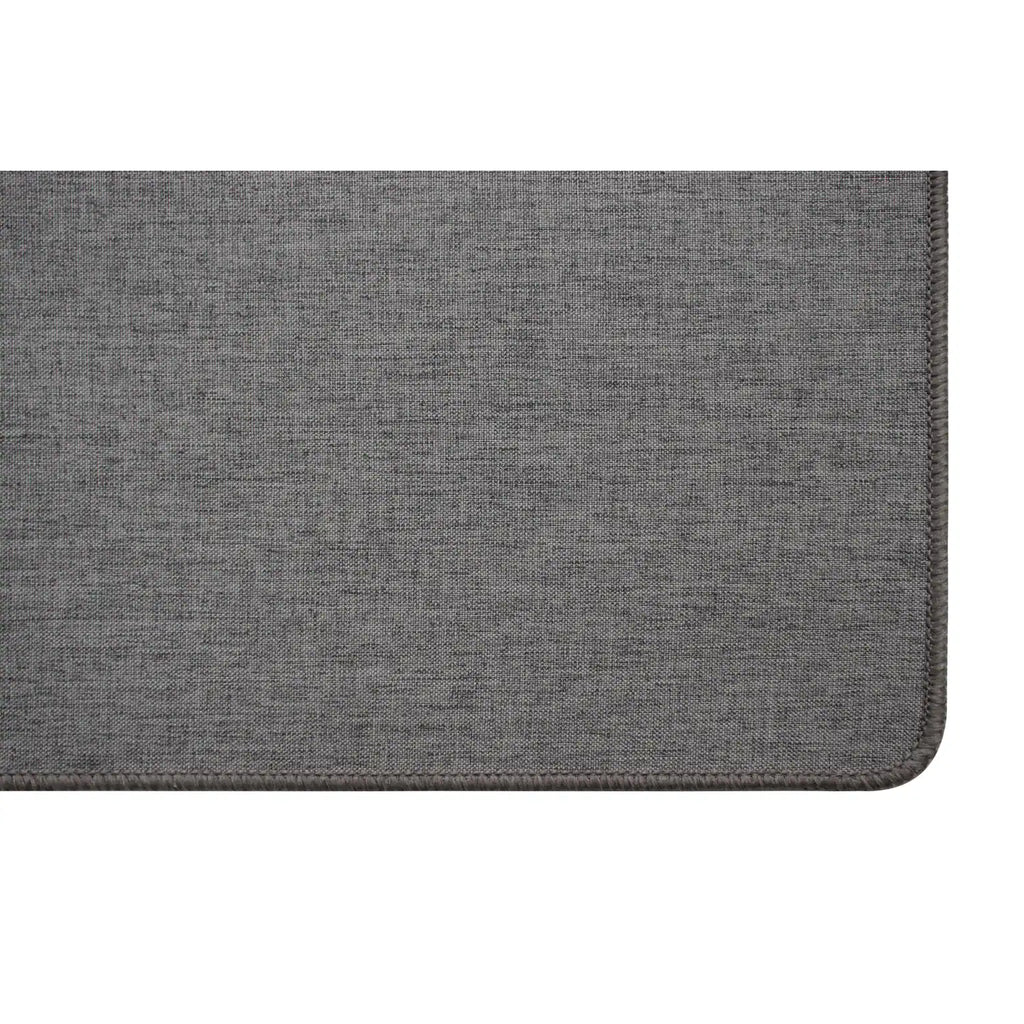 שטיח כביס עם בטנה גומי אפור כהה- אירוס