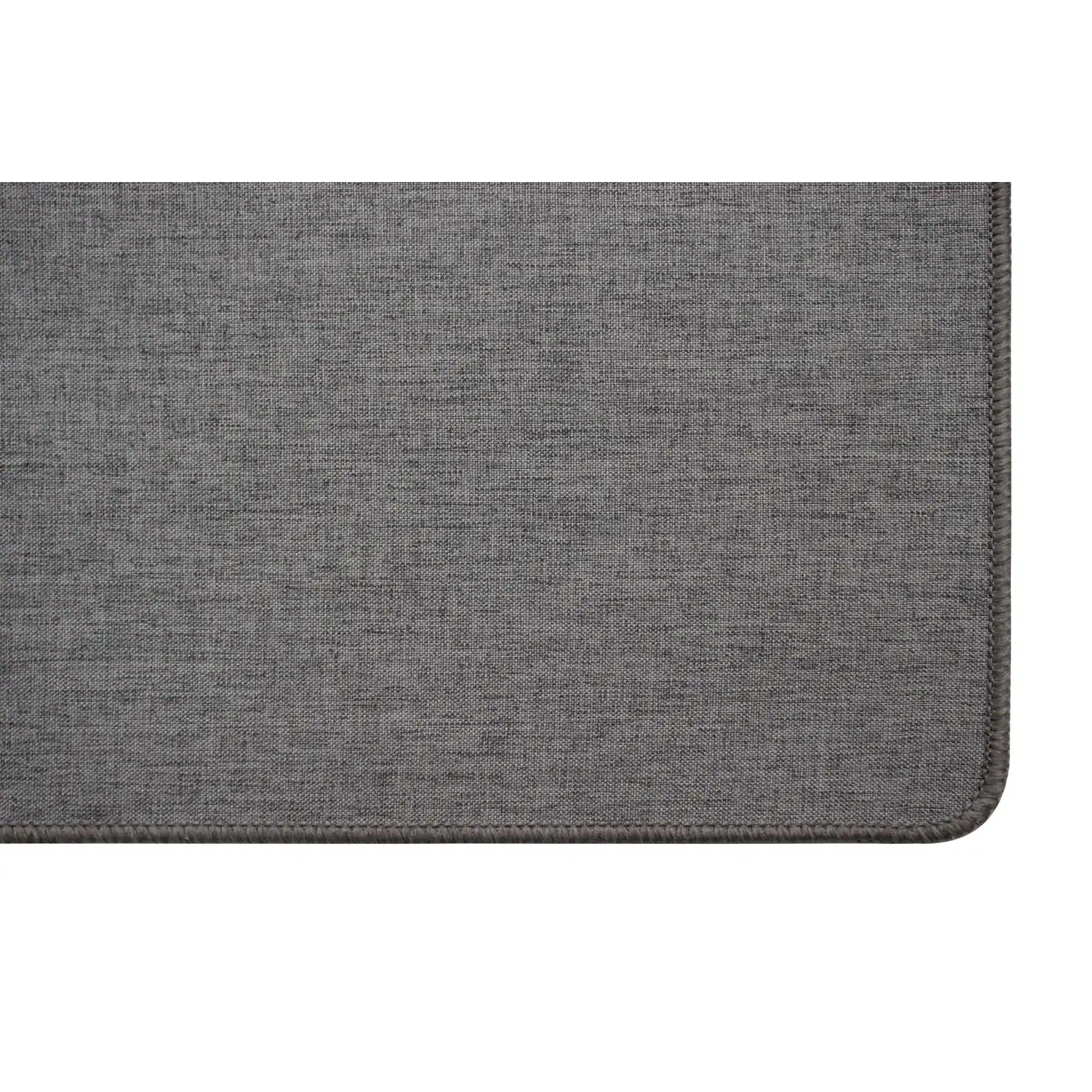 שטיח כביס עם בטנה גומי אפור כהה- אירוס