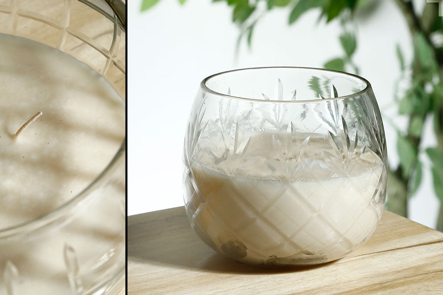 1207438 נר בכלי זכוכית