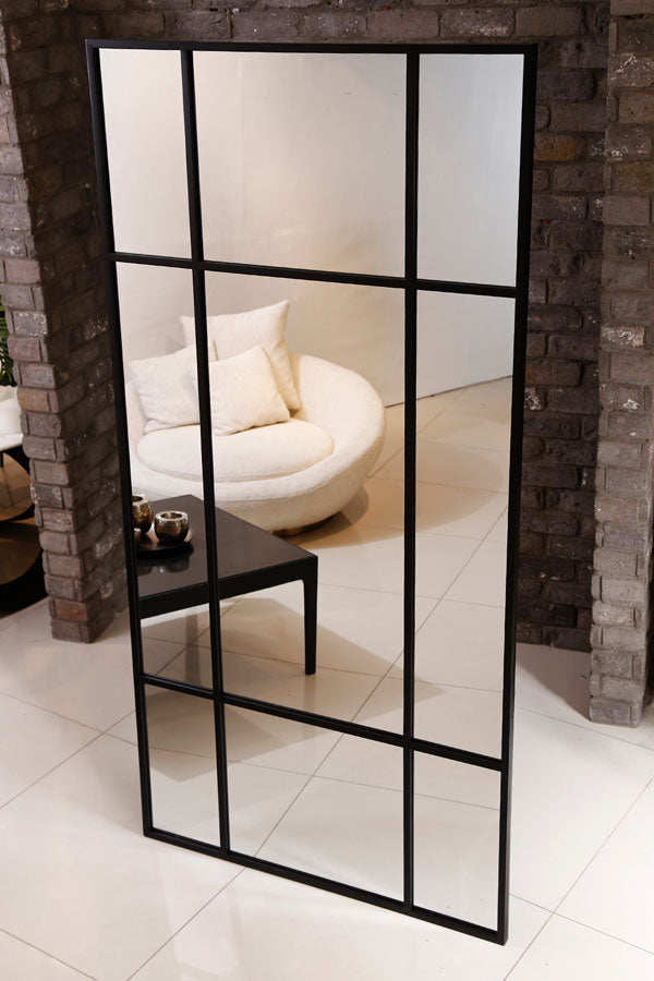 207957 XL מראה מסגרת שחורה פרזול