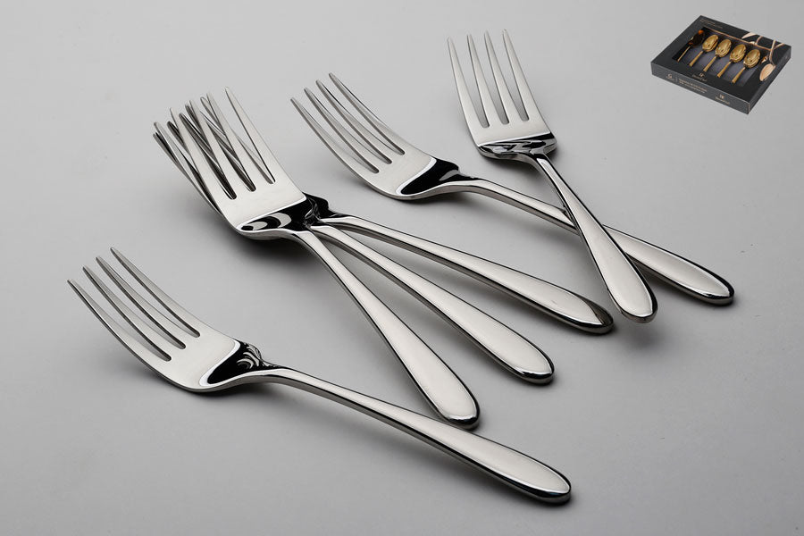 208788 - סט 6 מזלגות קינוח דגם Smooth נירוסטה 18/10 מבריק