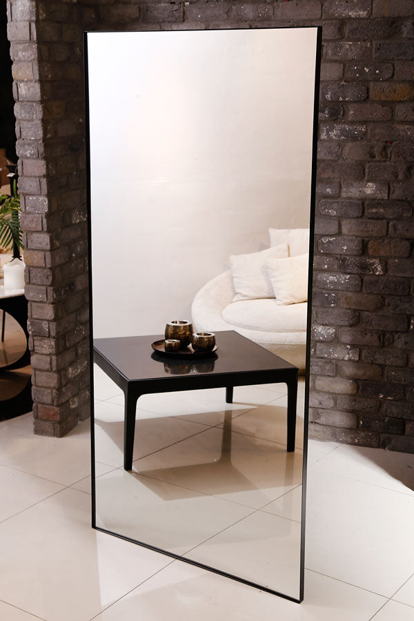 209255  XL מראה מסגרת פרזול שחור