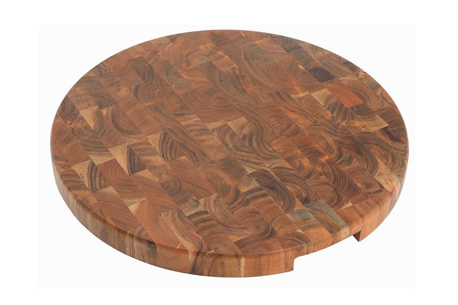 209830 בוצ'ר / קרש חיתוך עץ  עגול