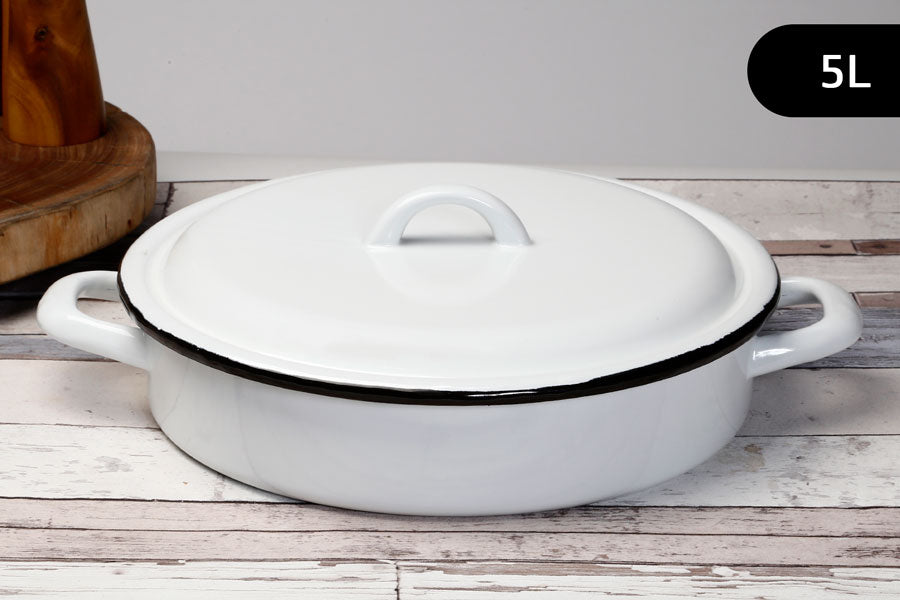 210485 סוטאז'  סיר נמוך אמייל  DELICIOUS