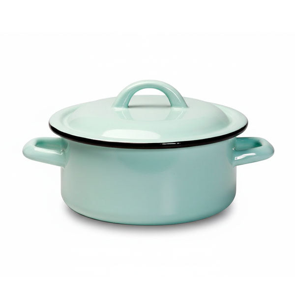 210501 סיר אמייל תכלת נמוך   DELICIOUS