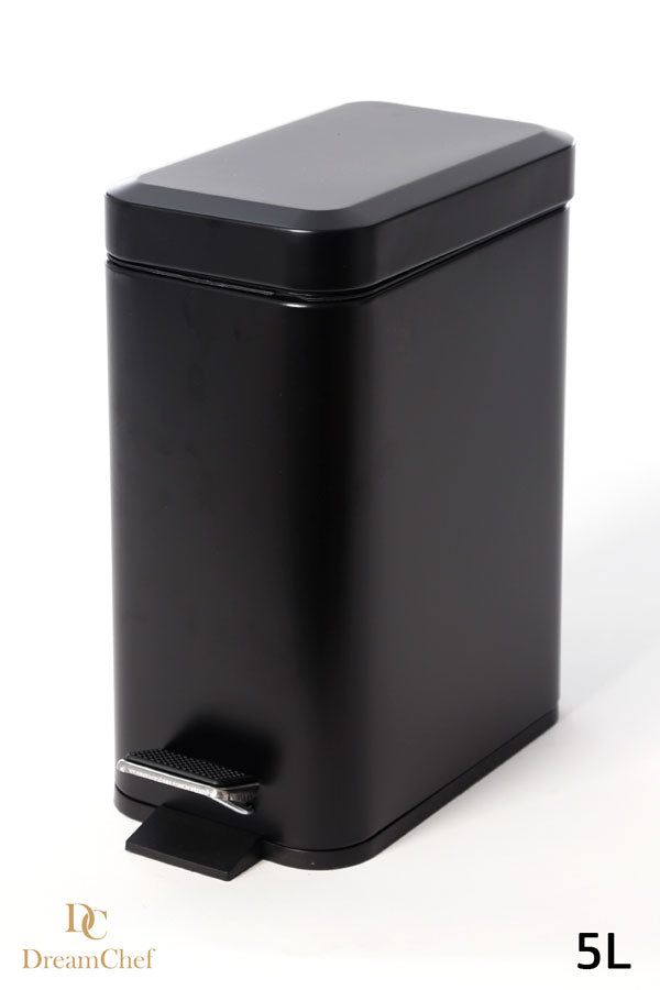 210744 - פח לשירותים מלבן טריקה שקטה