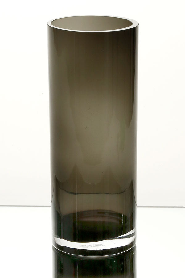 211321 אגרטל צילינדר זכוכית LUXURY GLASS GRAY