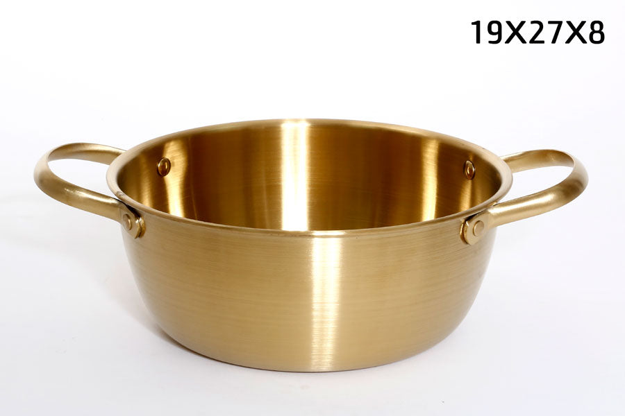 212481 כלי הגשה נירוסטה זהב