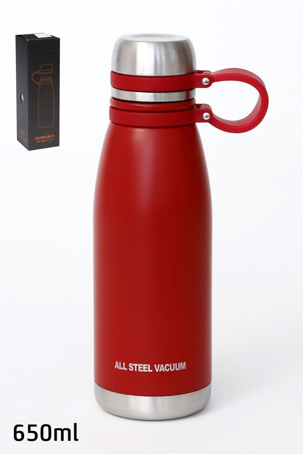 213022 - 650ML- תרמוס נירוסטה אדום