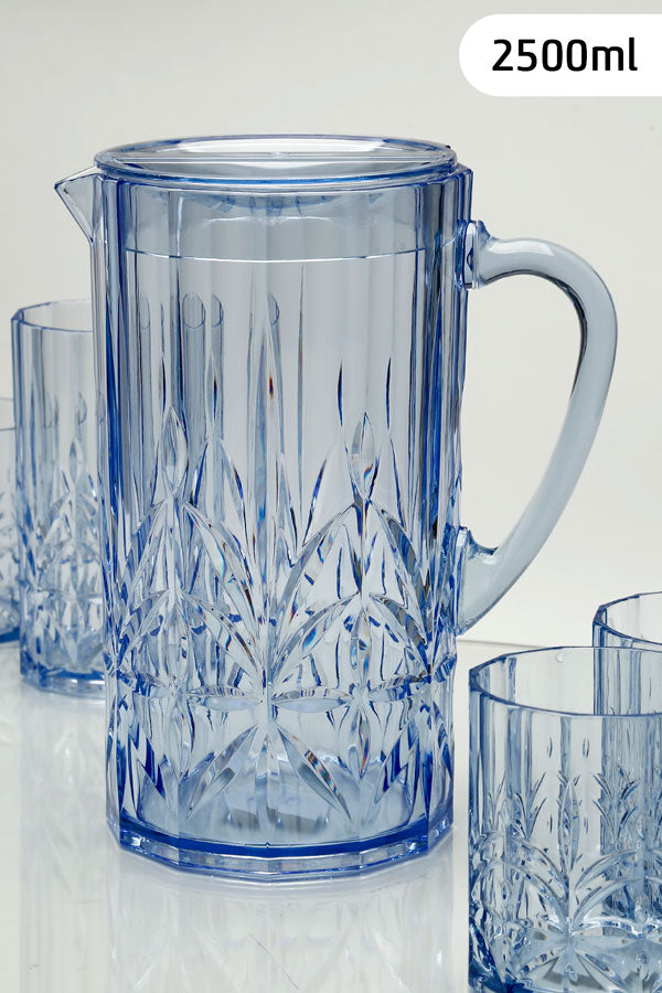 213025 - קנקן שתייה פולי קרבונט כחול- אקריליק