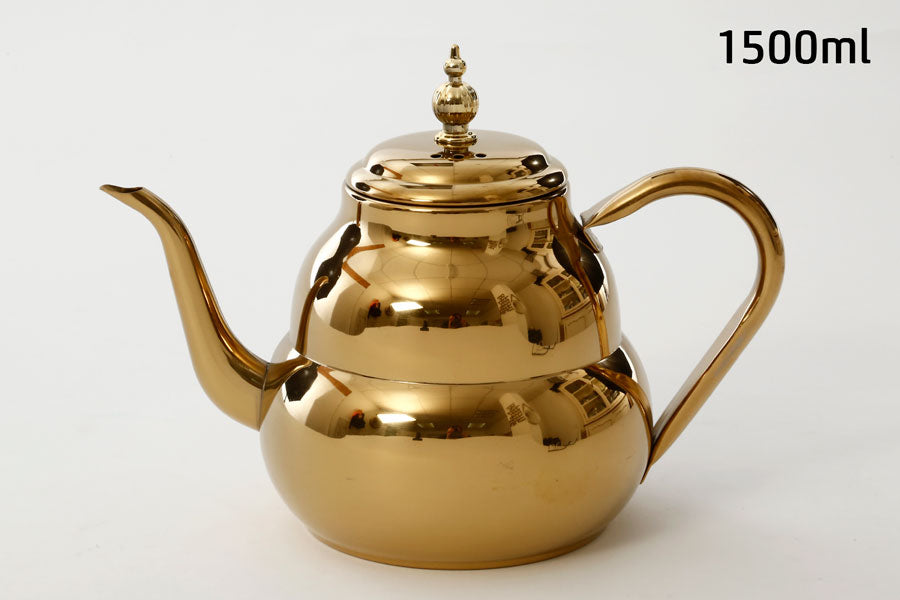 213108 - קומקום נירוסטה זהב