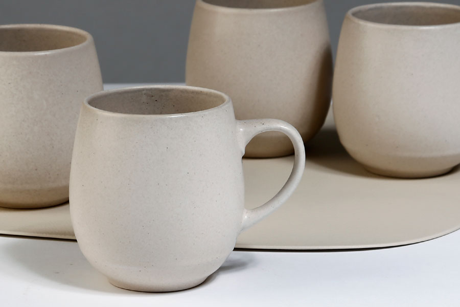 213568 מאג חבית שמנת STONE WARE CREAM+DOP