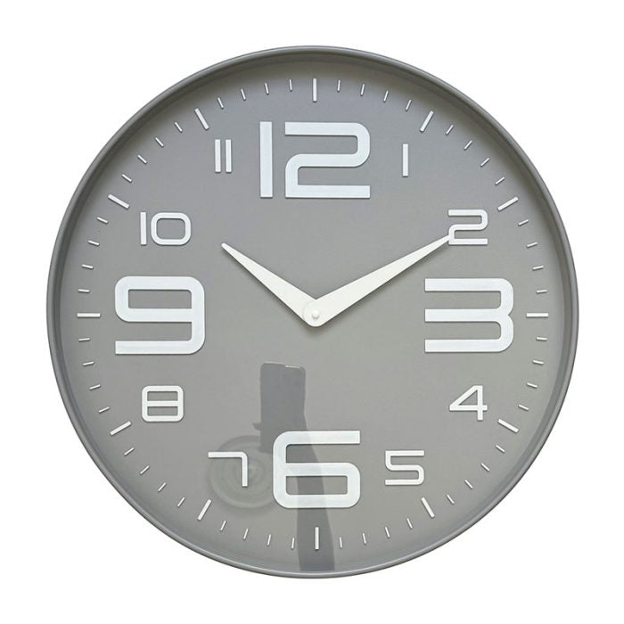 214494 - שעון דקורטיבי אפור