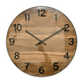 214499 - שעון דקורטיבי עץ מספרים