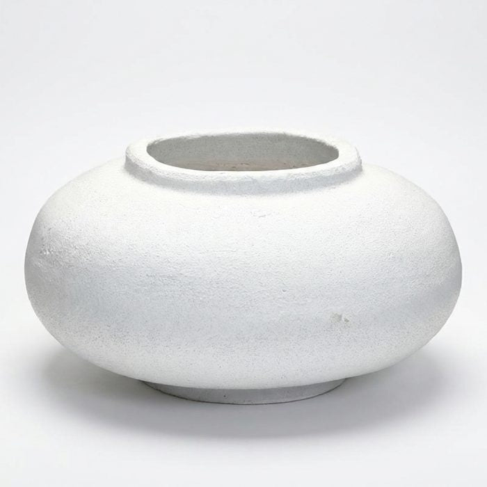 214573 - אגרטל וזה דיסק  TROPHY WHITE