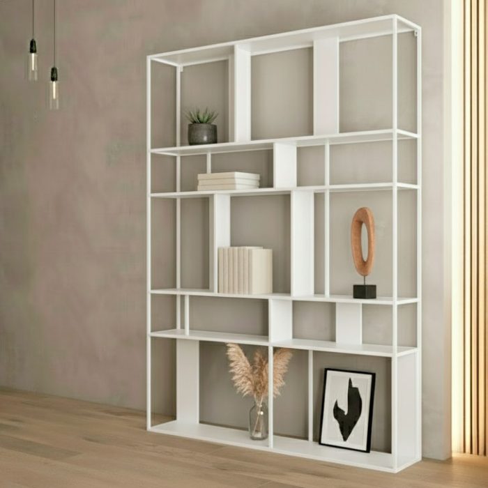 212113 -ויטרינה פתוחה פרזול WHITE- ספריה