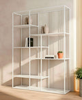 214718 ויטרינה / מדפים פתוחה פרזול WHITE