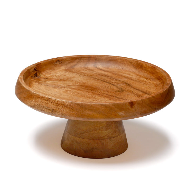 215214 ACACIA WOOD מגש  על רגל