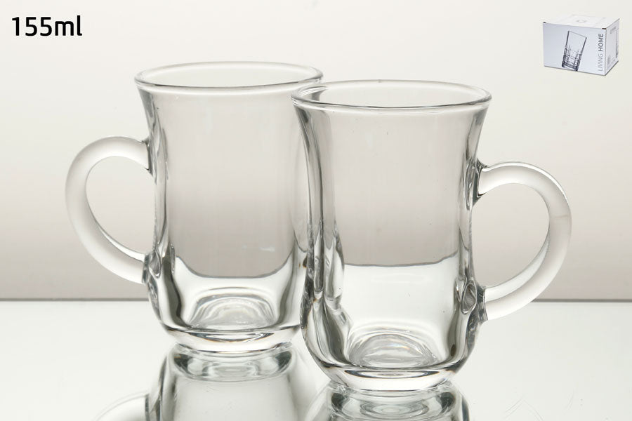  344257 סט 6 ספלי קפה / תה זכוכית