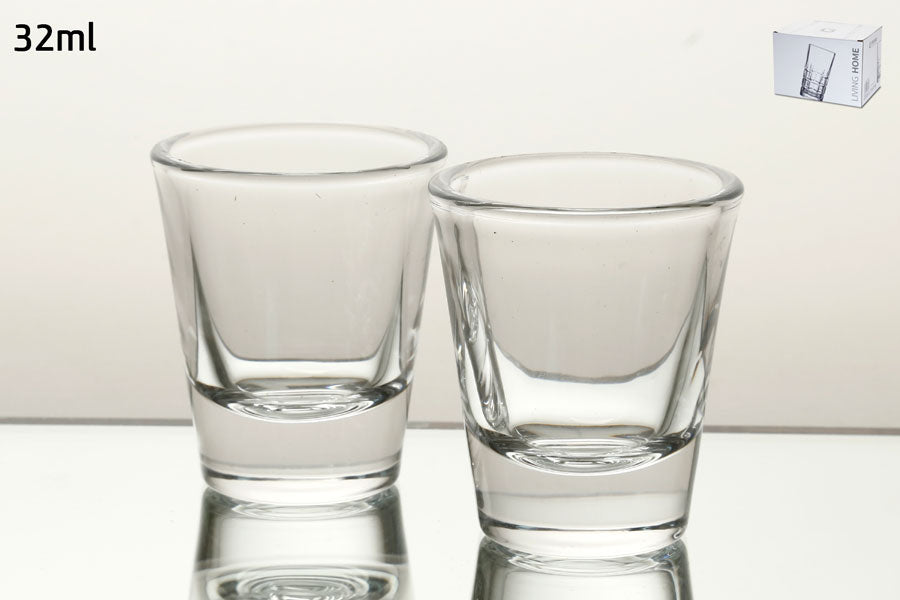 344844 סט 6 כוסות שוט זכוכית