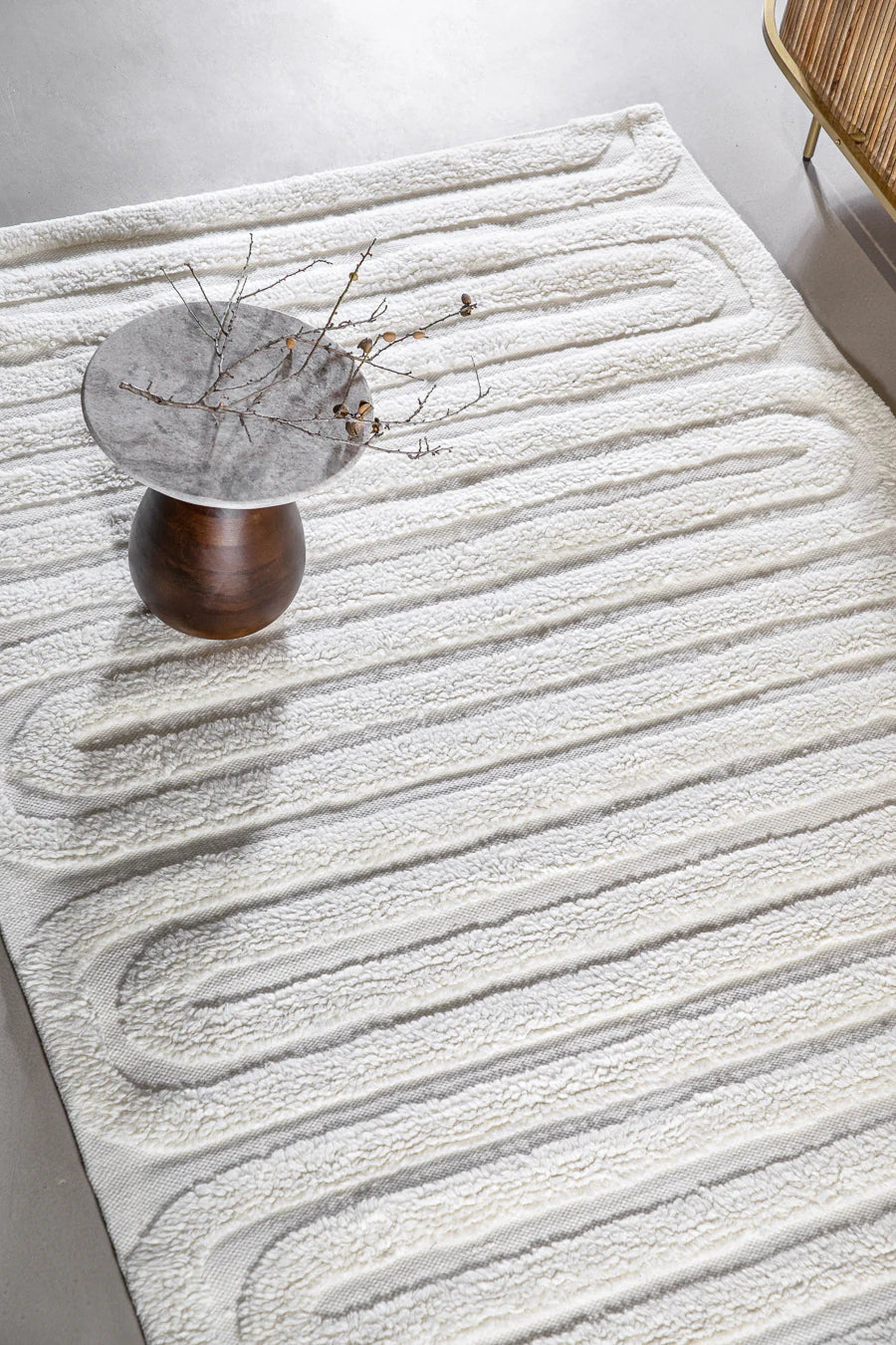 57522116012 שטיח מיסטיק מייזי אייבורי