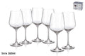 995759 סט 6 גביעי יין 360 מ"ל STRIX קריסטל